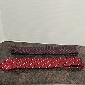 2 Ties: Joseph Bank and Brooks Brothers...EUC